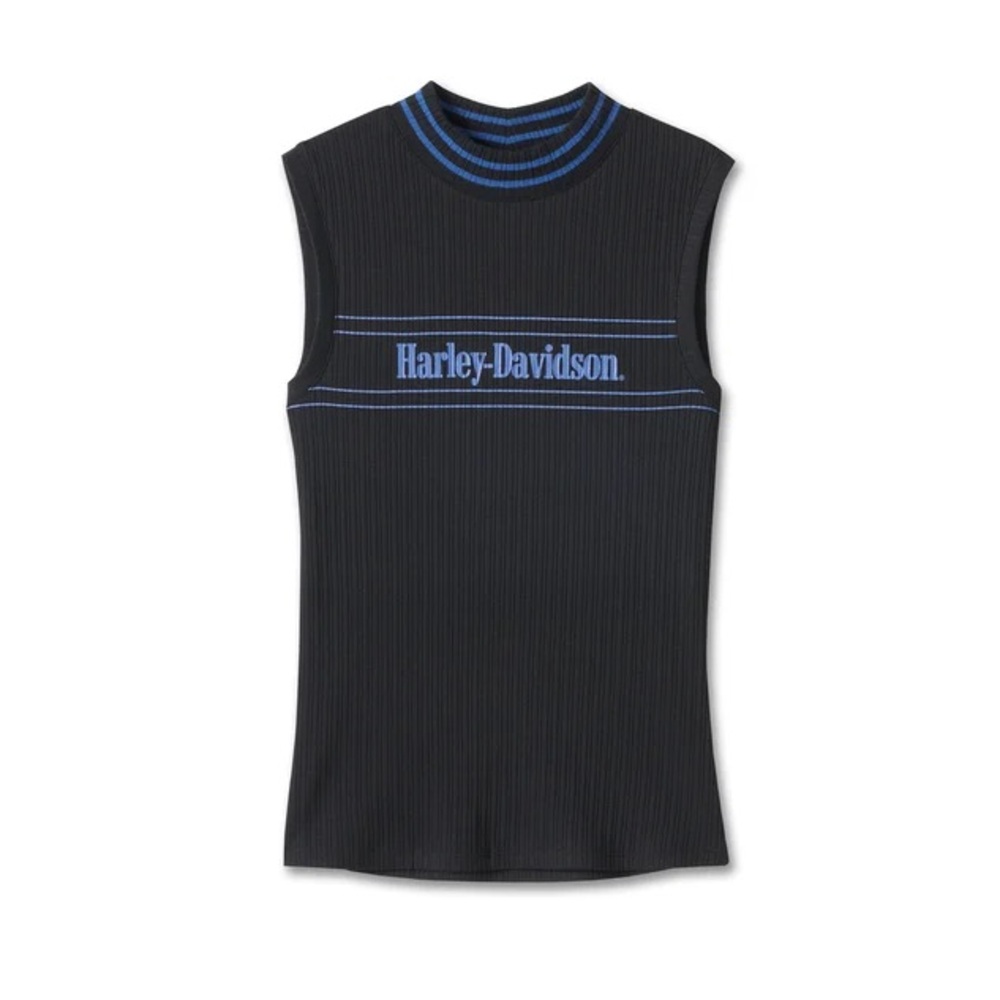 Harley-Davidson Women's Victory Black Sleeveless Top size L